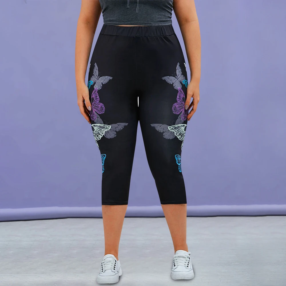 Ladies Trousers High Waist Legging Plus Size Butterfly Floral 3D Print Women Leggings Skinny Pencil Pants For Fintess Sport D30
Ladies Trousers High Waist Legging Plus Size Butterfly Floral 3D Print Women Leggings Skinny Pencil Pants For Fintess Sport D30