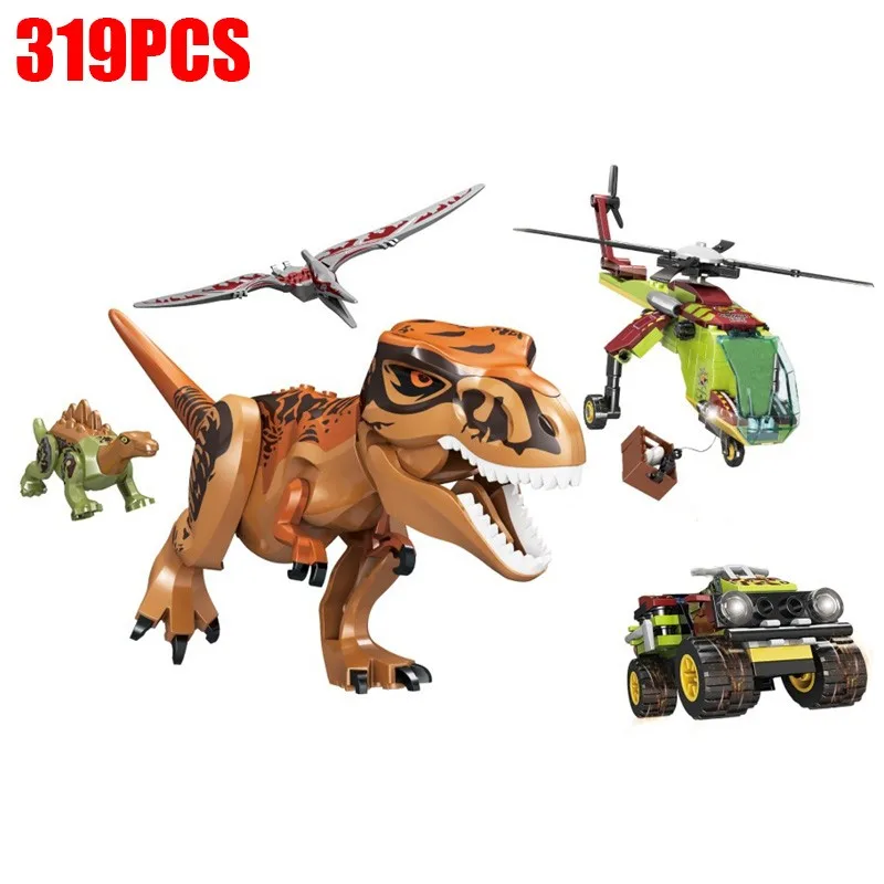 319pcs Ideas Creator Jurassic Dinosaur Animal Park World 2 Building Blocks Kit Bricks Toys For Children Kids Holiday Gift
319pcs Ideas Creator Jurassic Dinosaur Animal Park World 2 Building Blocks Kit Bricks Toys For Children Kids Holiday Gift