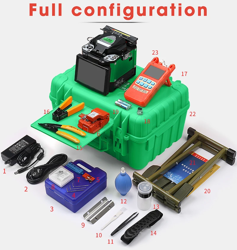 AUA-80S Fully Automatic Fusion Splicer Machine Fiber Optic Fusion Splicer Fiber Optic Splicing Machine
AUA-80S Fully Automatic Fusion Splicer Machine Fiber Optic Fusion Splicer Fiber Optic Splicing Machine