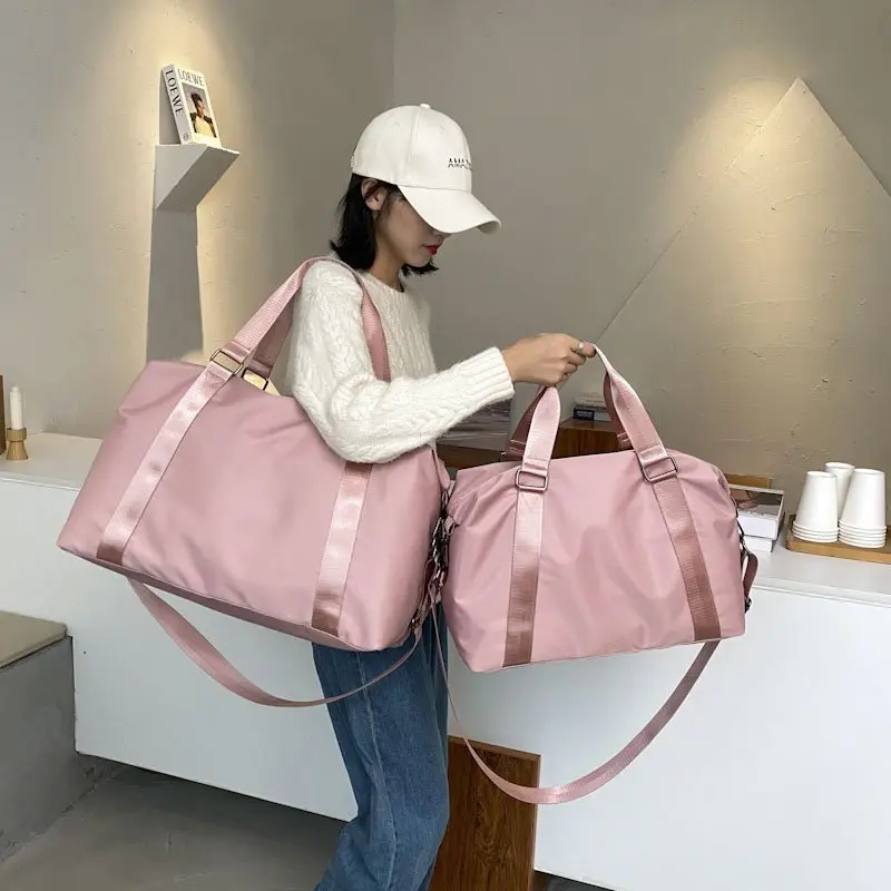 2020 New Folding Travel Hand Bag Casual Large Capacity Shoulder Messenger Bag Oxford Waterproof Tote Solid Color Female Handbags
2020 New Folding Travel Hand Bag Casual Large Capacity Shoulder Messenger Bag Oxford Waterproof Tote Solid Color Female Handbags
