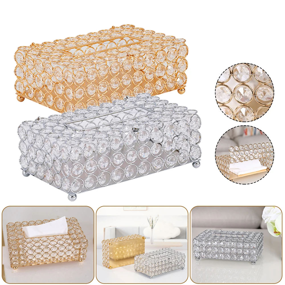 Crystal Facial Tissue Box Holder Napkin Dispenser Bedroom Office Hotel Cafe Coffee House Bar Fashion decoration
Crystal Facial Tissue Box Holder Napkin Dispenser Bedroom Office Hotel Cafe Coffee House Bar Fashion decoration