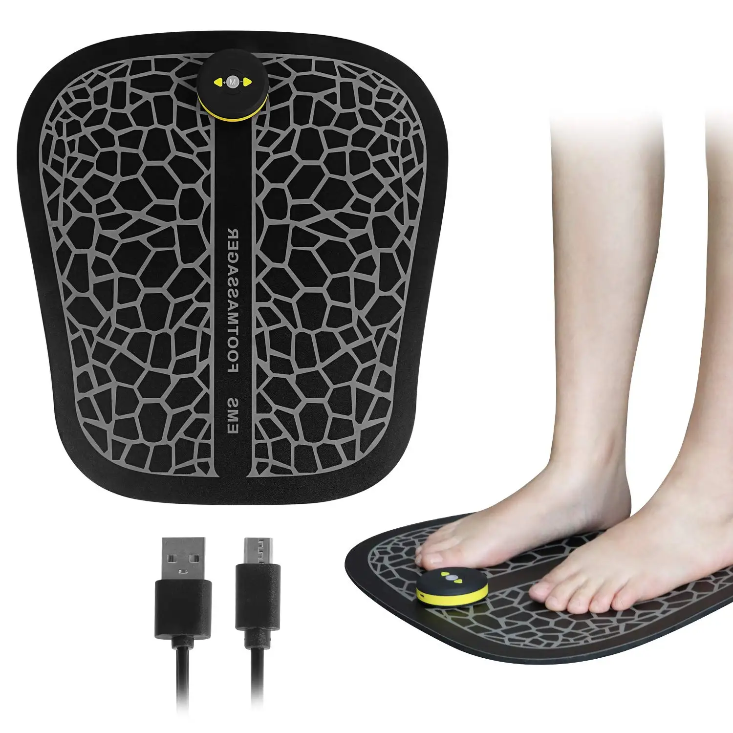 Electric EMS Foot Massager Pad Feet Muscle Stimulator Leg Reshaping Foot Massage Mat Relieve Ache Pain Health Care
Electric EMS Foot Massager Pad Feet Muscle Stimulator Leg Reshaping Foot Massage Mat Relieve Ache Pain Health Care