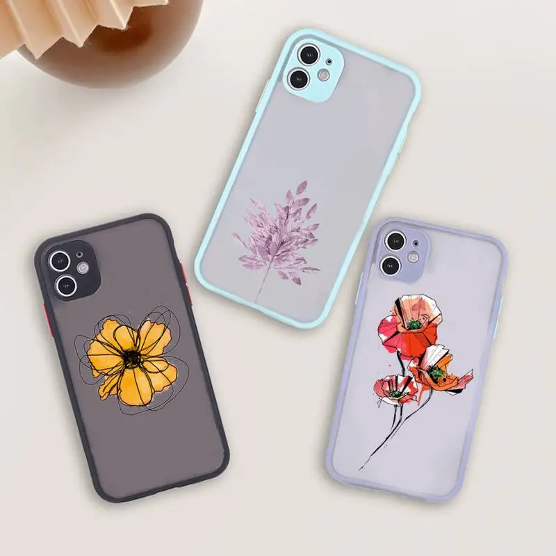 Watercolor flowers gold leaves Phone Case For iPhone 12 11 Mini Pro XR XS Max 7 8 Plus X Matte transparent blue Back Cover
Watercolor flowers gold leaves Phone Case For iPhone 12 11 Mini Pro XR XS Max 7 8 Plus X Matte transparent blue Back Cover