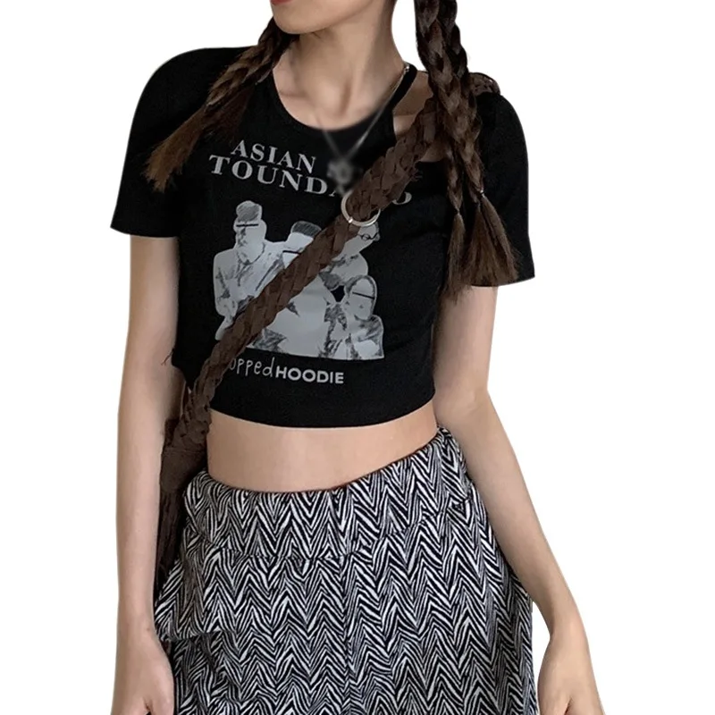 T Shirts for Women Korean Print Hollow Out Casual Summer Slim Navel Short Sleeve Tops Female Casual Top Ladies Shirt
T Shirts for Women Korean Print Hollow Out Casual Summer Slim Navel Short Sleeve Tops Female Casual Top Ladies Shirt