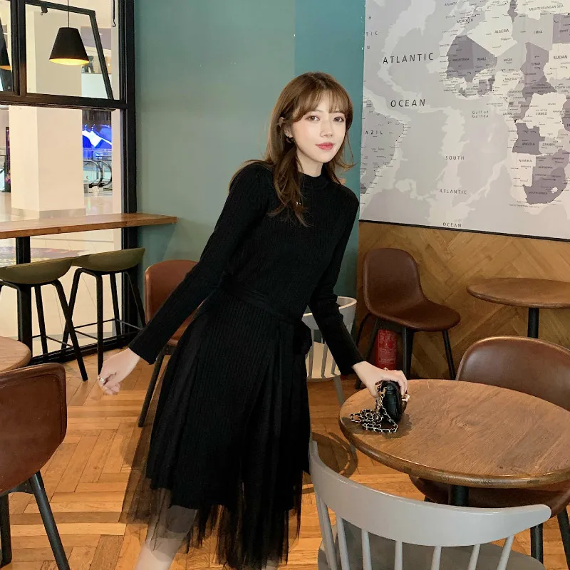 Женское вязаное платье с длинным рукавом, Элегантное повседневное Сетчатое платье в Корейском стиле, вечерние платья с круглым вырезом, нов...
Женское вязаное платье с длинным рукавом, Элегантное повседневное Сетчатое платье в Корейском стиле, вечерние платья с круглым вырезом, нов...