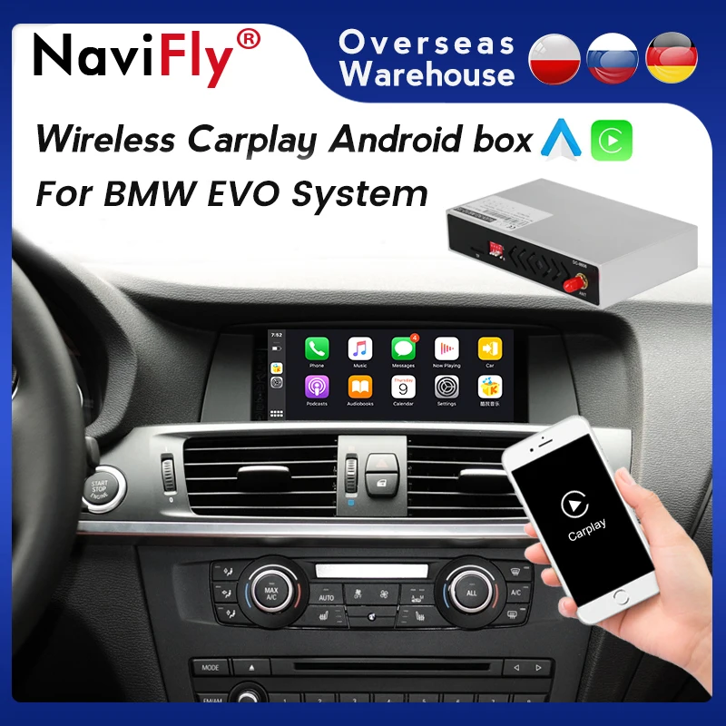 Android Auto Wireless Apple CarPlay Decoder Box For BMW EVO System Support original 6 . 5 / 8 . 8 / 10 inch Screen Mirror Link
Android Auto Wireless Apple CarPlay Decoder Box For BMW EVO System Support original 6 . 5 / 8 . 8 / 10 inch Screen Mirror Link
