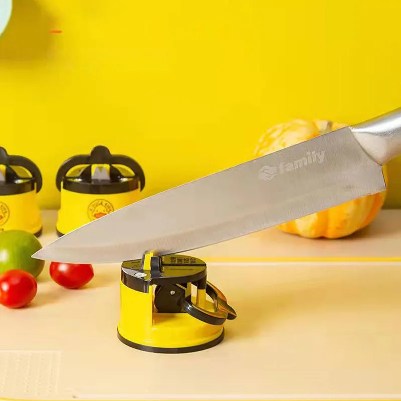 Kitchen Suction Cup Knife Sharpener Cartoon Cute Kitchen Gadgets Kawaii Kitchen Sharpening System Knife Sharpner Carbon Steel
Kitchen Suction Cup Knife Sharpener Cartoon Cute Kitchen Gadgets Kawaii Kitchen Sharpening System Knife Sharpner Carbon Steel