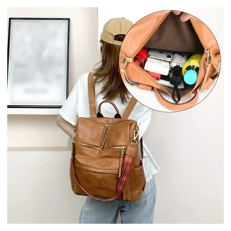 High-Capacity Vegan Leather factory custom Casual Brand Designer Crossbody large capacity Backpack bag JT250051
High-Capacity Vegan Leather factory custom Casual Brand Designer Crossbody large capacity Backpack bag JT250051
