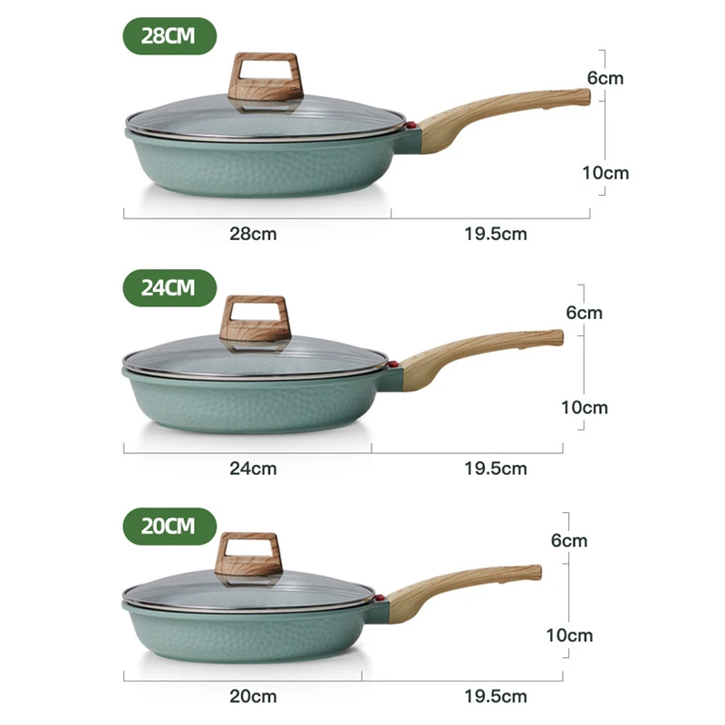 Maifan Stone Pan Nonstick Steak Frying Pan Pancake Pan with Temperature Control Household Frying Pan Induction Cooker Saucepan
Maifan Stone Pan Nonstick Steak Frying Pan Pancake Pan with Temperature Control Household Frying Pan Induction Cooker Saucepan