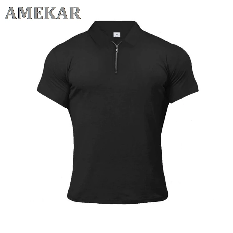 Man Fashion Polo Shirt Casual Fashion Plain Color Short Sleeve High Quality Slim Polo Shirt Men Fitness Polo homme
Man Fashion Polo Shirt Casual Fashion Plain Color Short Sleeve High Quality Slim Polo Shirt Men Fitness Polo homme