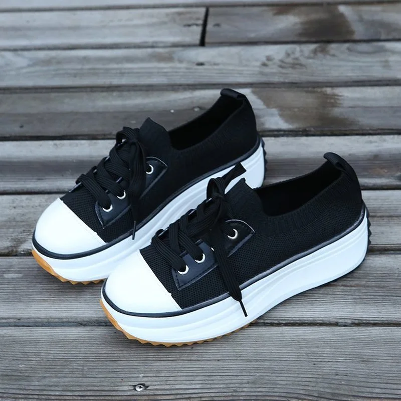 Women Shoes Casual Thick Bottom Fashion Comfortable Zapatillas Mujer Women's Sneakers Lace Up Concise Outdoors Solid KN485
Women Shoes Casual Thick Bottom Fashion Comfortable Zapatillas Mujer Women's Sneakers Lace Up Concise Outdoors Solid KN485