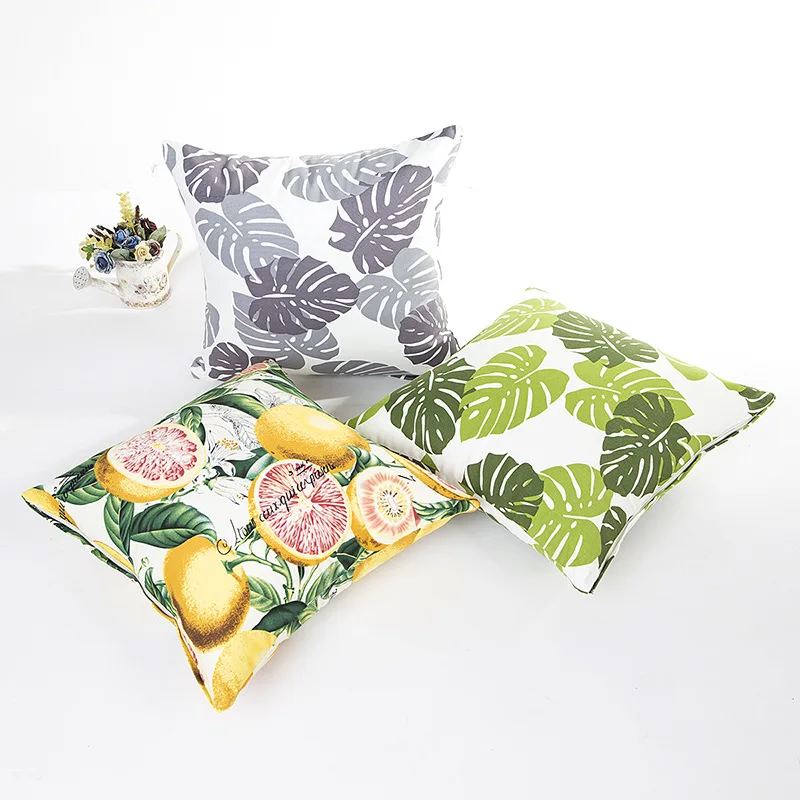 Spring and Summer New Home Hotel Sofa Cushion Cover Simple Active Printing and Dyeing Fresh Lemon Green Leaf Pillow Cover
Spring and Summer New Home Hotel Sofa Cushion Cover Simple Active Printing and Dyeing Fresh Lemon Green Leaf Pillow Cover