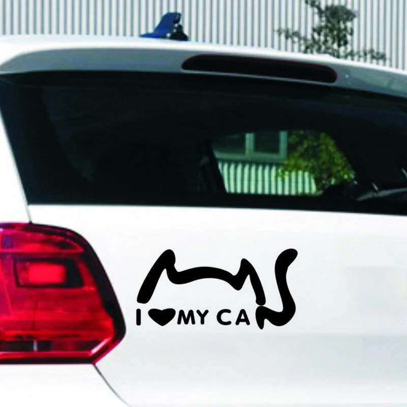 BROSHOO Car-Styling Lovely I Love My Cars Cute Cat Car Stickers Vinyl Waterproof Decals Auto Accessories Free Shipping 14*7CM
BROSHOO Car-Styling Lovely I Love My Cars Cute Cat Car Stickers Vinyl Waterproof Decals Auto Accessories Free Shipping 14*7CM