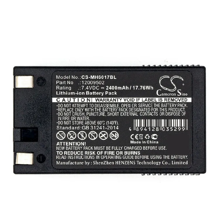 Cameron Sino 2400mAh Battery For 6017 Handiprint,6032,6032 Pathfinder,6039,6039 Pathfinder,9460 Sierra Sport,Sierra Sport 2.etc
Cameron Sino 2400mAh Battery For 6017 Handiprint,6032,6032 Pathfinder,6039,6039 Pathfinder,9460 Sierra Sport,Sierra Sport 2.etc