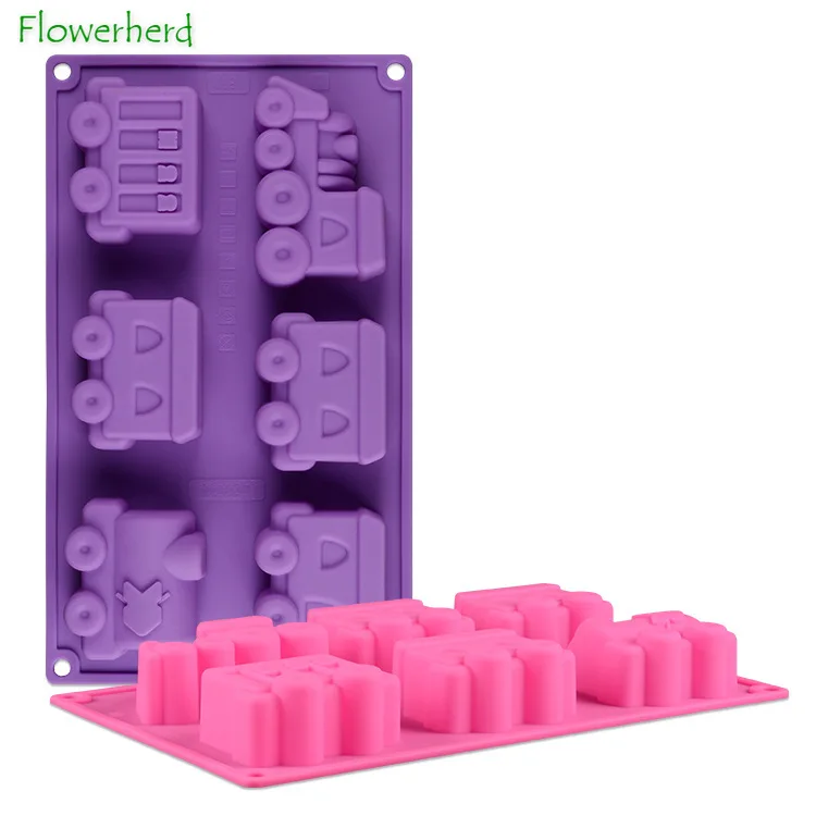 6-hole Train Silicone Cake Mold, Silicone Baking Mold, DIY Baking Tools Cake Decoration Accessories Soap Mold Chocolate Mold
6-hole Train Silicone Cake Mold, Silicone Baking Mold, DIY Baking Tools Cake Decoration Accessories Soap Mold Chocolate Mold
