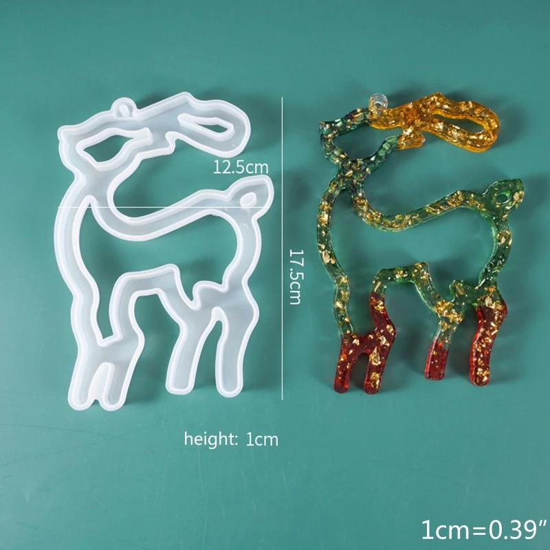 6Pcs Christmas Pendants Casting Silicone Mould Crystal Epoxy Resin Mold DIY Tool T4MD
6Pcs Christmas Pendants Casting Silicone Mould Crystal Epoxy Resin Mold DIY Tool T4MD