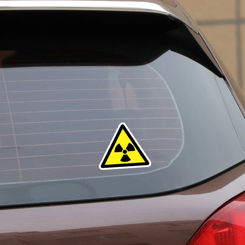 15cmx13cm Radiation logo Car-Sticker Automobiles Motorcycles Window Bumper Laptop Vinyl Decal PVC Decorative Goods
15cmx13cm Radiation logo Car-Sticker Automobiles Motorcycles Window Bumper Laptop Vinyl Decal PVC Decorative Goods