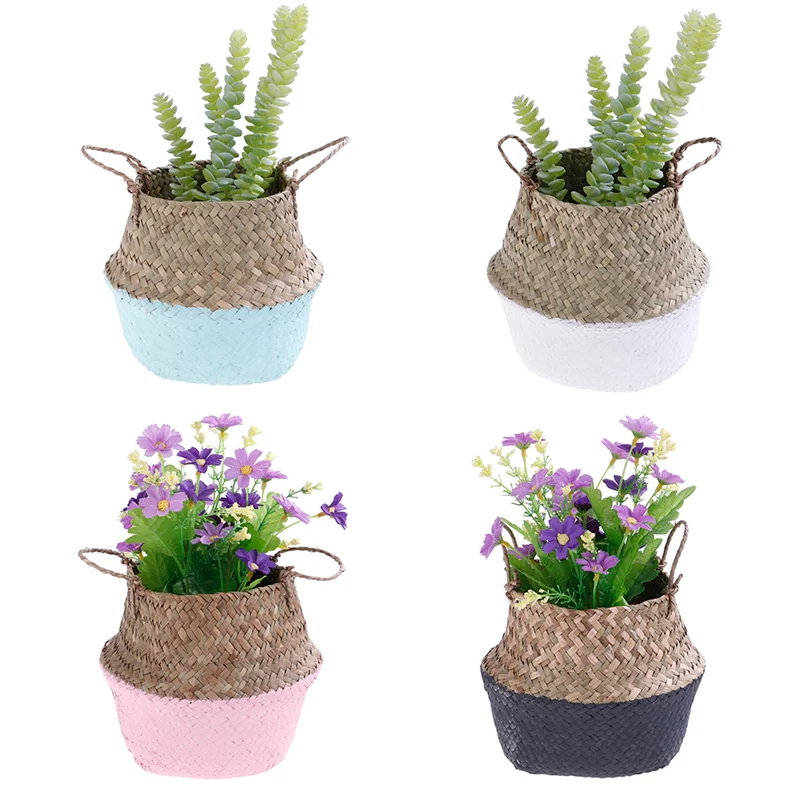 Flower Pot Storage Basket Rattan Straw Basket Seagrasss Wicker Folding Laundry Flower Vase Garden Hanging Basket Wedding Hot
Flower Pot Storage Basket Rattan Straw Basket Seagrasss Wicker Folding Laundry Flower Vase Garden Hanging Basket Wedding Hot