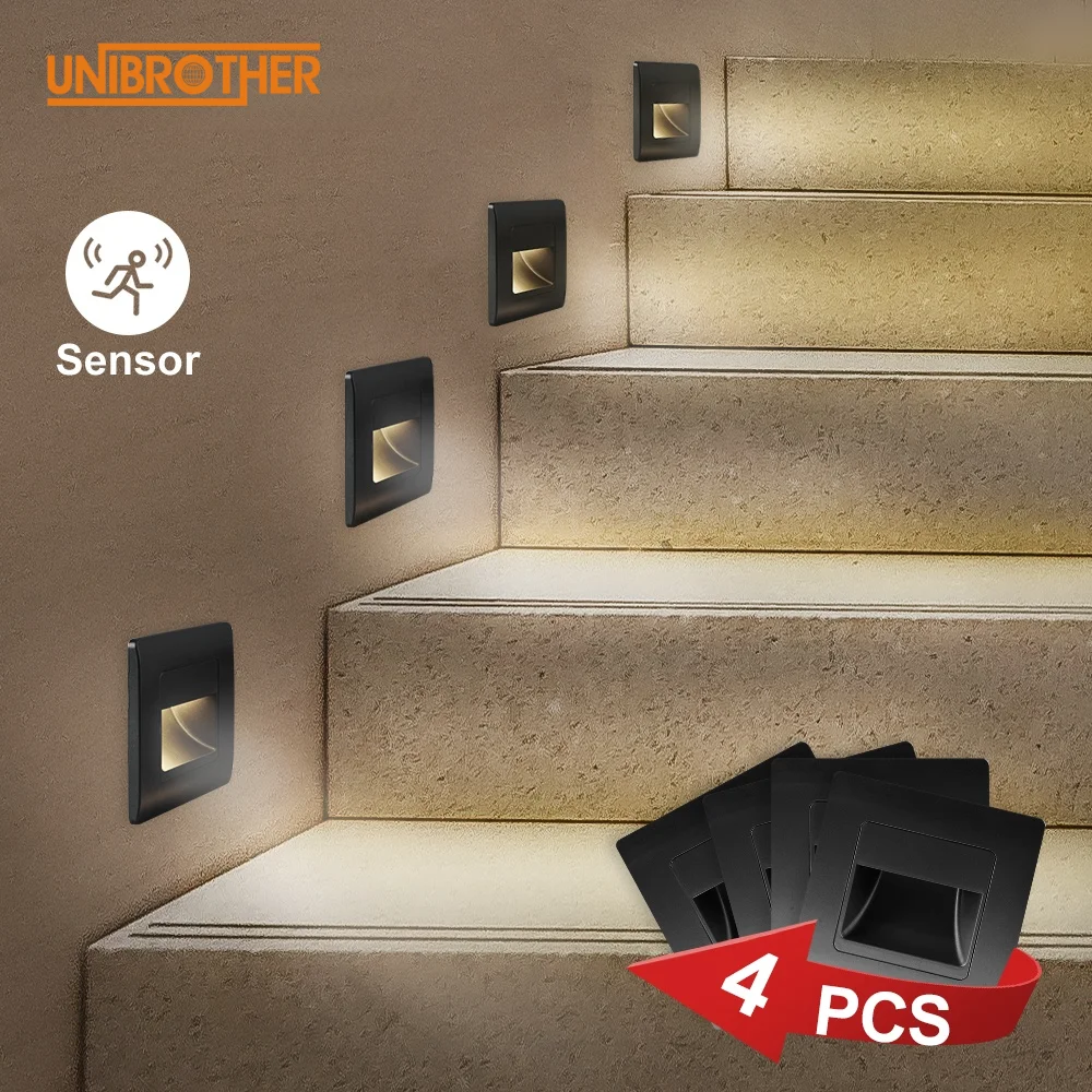 Recessed Led Wall Light with Motion Sensor AC110V 220V Indoor Stair Case Light Stairway Pathway Hallway Lamp
Recessed Led Wall Light with Motion Sensor AC110V 220V Indoor Stair Case Light Stairway Pathway Hallway Lamp