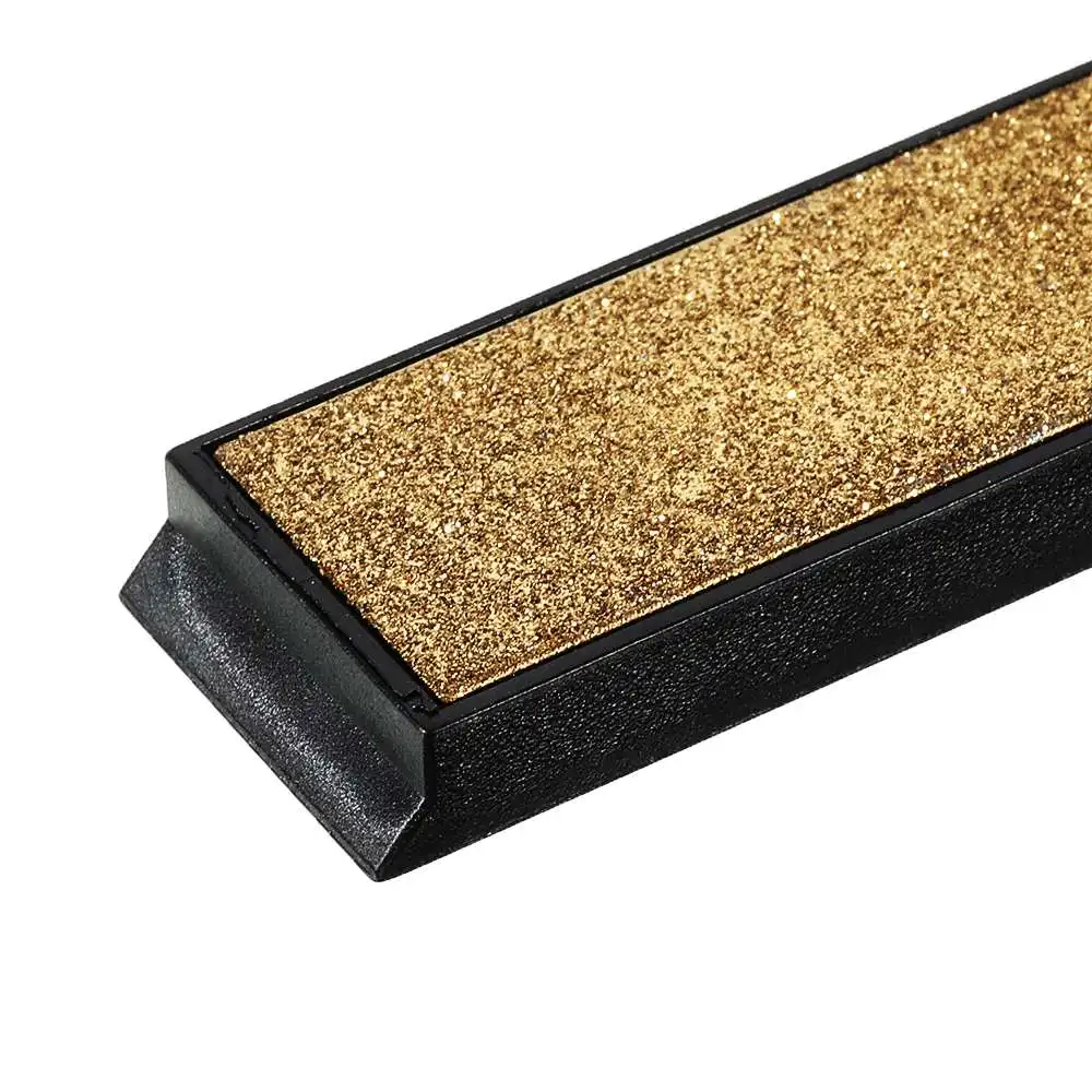 Drillpro 5PCS Titanium Coated Diamond Stone Knife Sharpener 80/200/600/1000/2000 Grit Angle Sharpening Whetstone Bar With Base
Drillpro 5PCS Titanium Coated Diamond Stone Knife Sharpener 80/200/600/1000/2000 Grit Angle Sharpening Whetstone Bar With Base