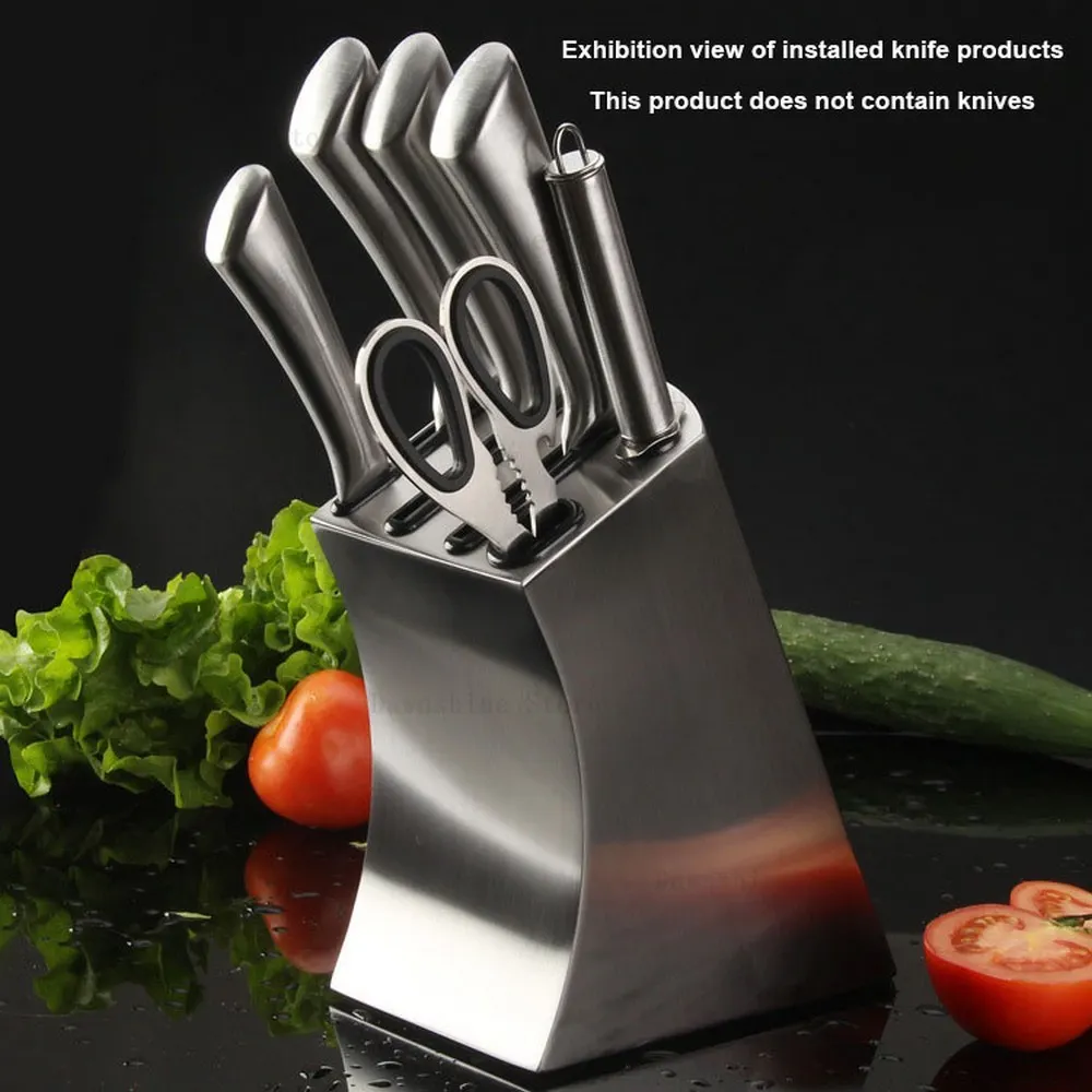 Stainless Steel Durable Shelf Knife Holder Vegetable Kitchen Tool Knife Holder Multifunctional Tableware Accessories Storage
Stainless Steel Durable Shelf Knife Holder Vegetable Kitchen Tool Knife Holder Multifunctional Tableware Accessories Storage