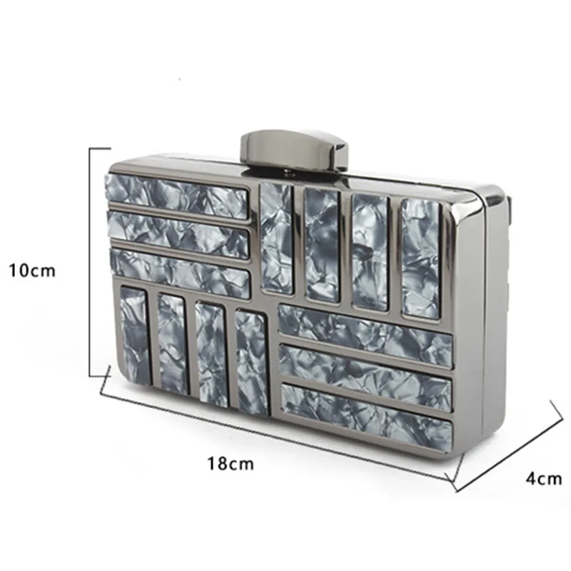 2021 New Designer Splicing Fashion Acrylic Clutch Bags Chain Women's Shoulder Bag Luxury Party Wedding Handbags Purses Wallet
2021 New Designer Splicing Fashion Acrylic Clutch Bags Chain Women's Shoulder Bag Luxury Party Wedding Handbags Purses Wallet