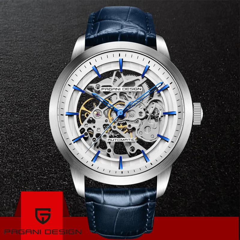 2020 PAGANI DESIGN Brand Fashion Leather Gold Watch Men Automatic Mechanical Skeleton Waterproof Watches Relogio Masculino Box
2020 PAGANI DESIGN Brand Fashion Leather Gold Watch Men Automatic Mechanical Skeleton Waterproof Watches Relogio Masculino Box