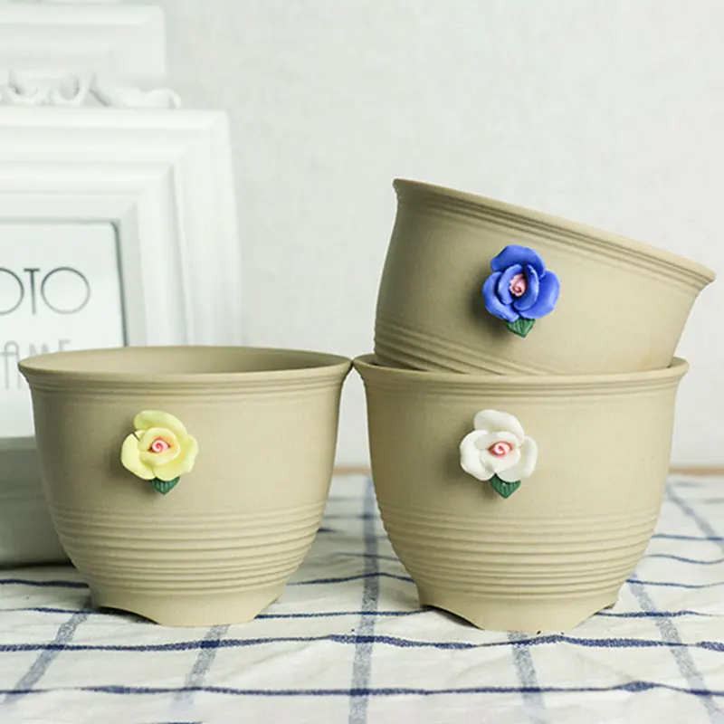 Korean Ins Creative Floret Plain Ceramics Succulent Flowerpot Handmade Desktop Green Plant Flower Pot Home Balcony Garden Decor
Korean Ins Creative Floret Plain Ceramics Succulent Flowerpot Handmade Desktop Green Plant Flower Pot Home Balcony Garden Decor