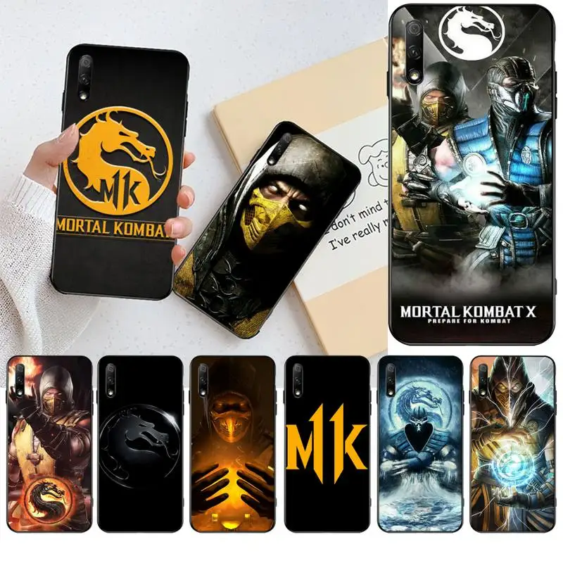 

YJZFDYRM Mortal Kombat Fashion Hard Phone Case For Huawei Nova 6se 7 7pro 7se honor 7A 8A 7C Prime2019