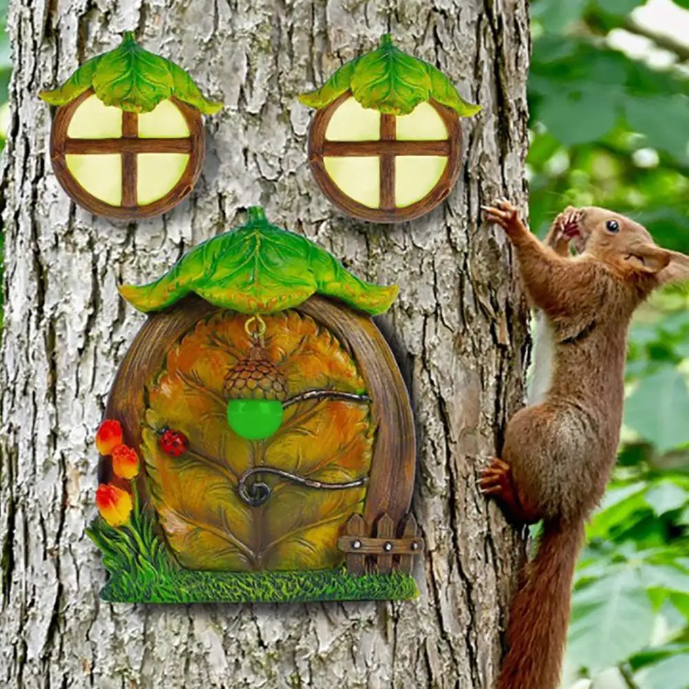 Фея, миниатюрная сад окна и двери для уличные деревья украшены дерево Hugger шланг для полива огорода, двора, искусство; Которая станет отличны... 
Фея, миниатюрная сад окна и двери для уличные деревья украшены дерево Hugger шланг для полива огорода, двора, искусство; Которая станет отличны...