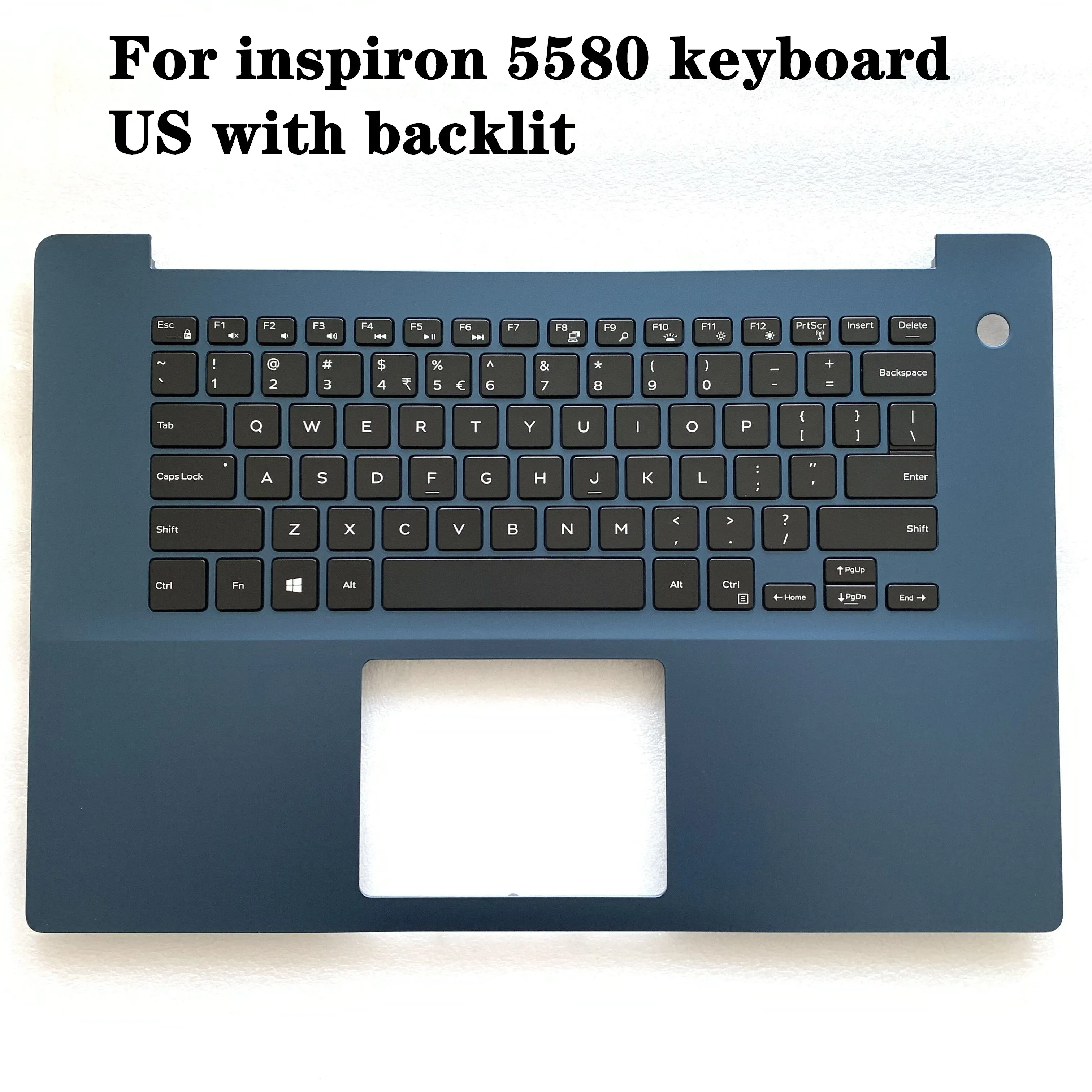 Оригинальная новая подставка для клавиатуры US для Dell Inspiron 15 5580 в сборе с синей подсветкой 2540J 5P4P3
Оригинальная новая подставка для клавиатуры US для Dell Inspiron 15 5580 в сборе с синей подсветкой 2540J 5P4P3