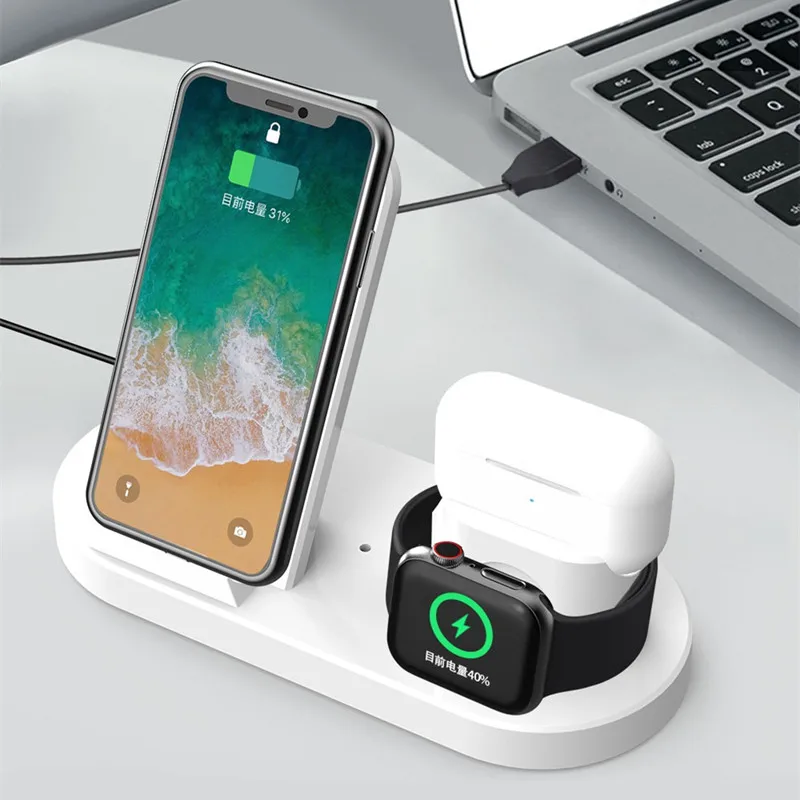 15W Fast Wireless Charger Phone 3in1 Fast Charging Dock Station For iPhone 12 11 Pro XS MAX XR X 8 Apple Watch Charging Bracket
15W Fast Wireless Charger Phone 3in1 Fast Charging Dock Station For iPhone 12 11 Pro XS MAX XR X 8 Apple Watch Charging Bracket