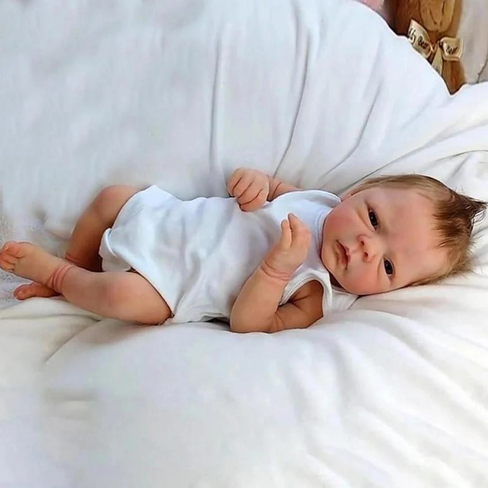 18inch 46cm Reborn Dolls Nurturing Dolls Newborn Doll Soft Simulation Silicone Lifelike
18inch 46cm Reborn Dolls Nurturing Dolls Newborn Doll Soft Simulation Silicone Lifelike