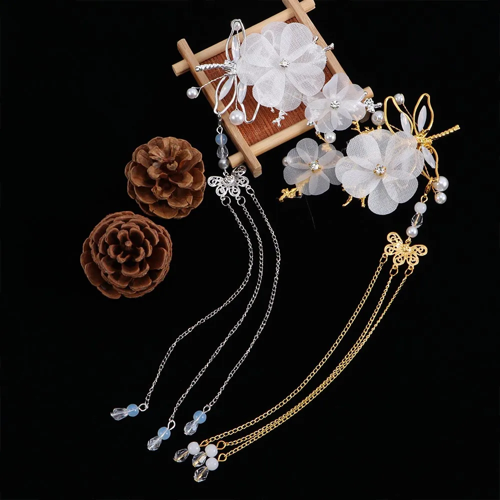 1Pcs Chinese Traditional Dragonfly Butterfly Hair Clip Classical Style Long Tassel Hairpin Elegant Wedding Hair Accessories
1Pcs Chinese Traditional Dragonfly Butterfly Hair Clip Classical Style Long Tassel Hairpin Elegant Wedding Hair Accessories