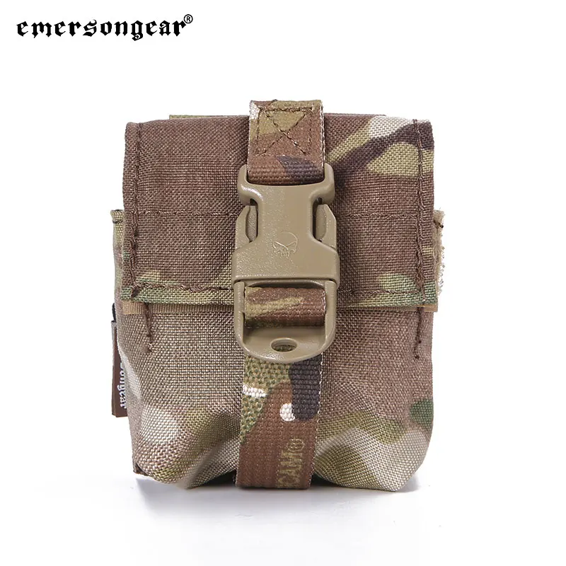 

Emersongear Tactical LBT Style Single Frag Modular Grenade Pouch Mag Buckle Molle Bags Sports Military Outdoor Airsoft EM6369