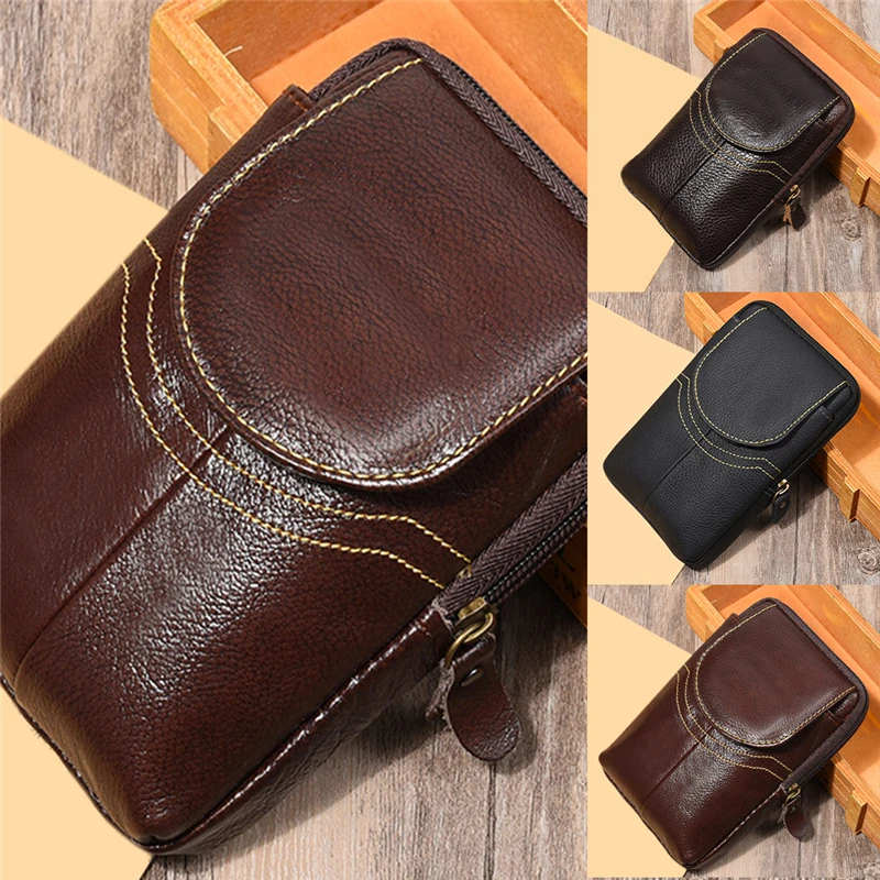 Men Waist Pack PU Leather Vintage Zipper Hasp Fashion Phone Card Key Holder Waterproof Travel Male Waist Bag
Men Waist Pack PU Leather Vintage Zipper Hasp Fashion Phone Card Key Holder Waterproof Travel Male Waist Bag