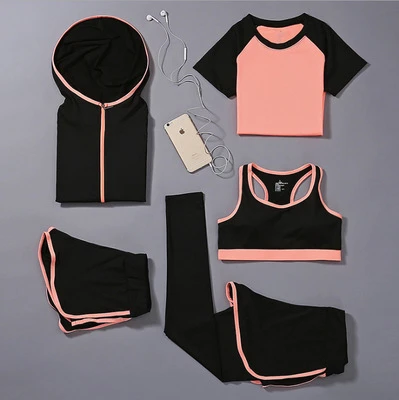 2020 Fashion sexy elastic sport clothes for women clothes for gym woman fitness set women five-piece fitness suit
2020 Fashion sexy elastic sport clothes for women clothes for gym woman fitness set women five-piece fitness suit