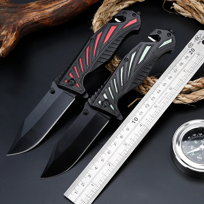 Outdoor Folding Knife Multifunctional High Hardness Army Knife Camping Knife Self-defense Knife with Aluminum Handle Fruit Knife
Outdoor Folding Knife Multifunctional High Hardness Army Knife Camping Knife Self-defense Knife with Aluminum Handle Fruit Knife