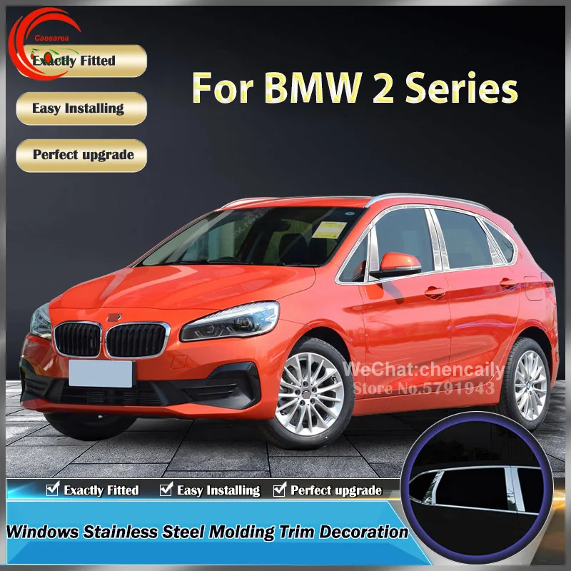 Stainless Steel Car Door Window Frame Sill Molding Trim For BMW 2 Series Car Decoration
Stainless Steel Car Door Window Frame Sill Molding Trim For BMW 2 Series Car Decoration