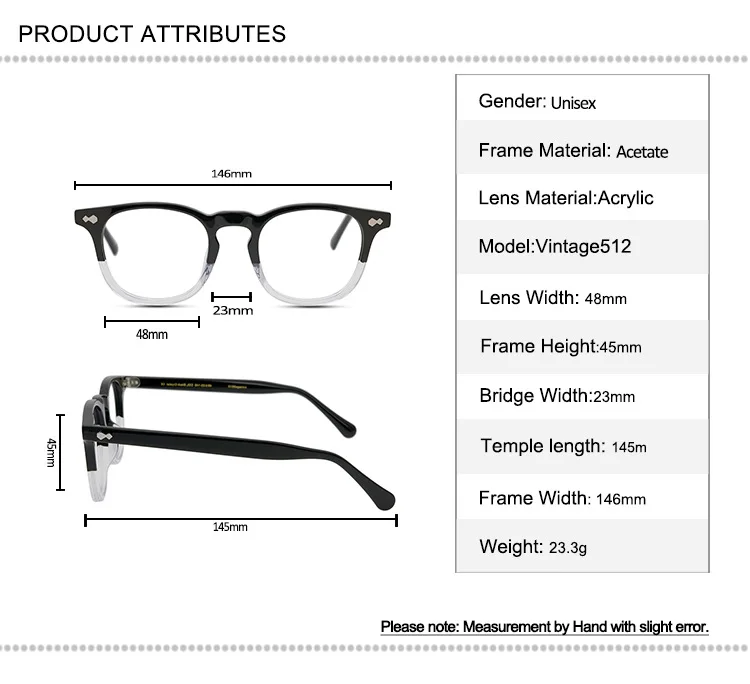 Rero Acetate Glasses Frame Brand Design Women Full Rim Optical Eyewear Vintage Clear Lens Goggle Myopia Eyeglasses Spectacle Men
Rero Acetate Glasses Frame Brand Design Women Full Rim Optical Eyewear Vintage Clear Lens Goggle Myopia Eyeglasses Spectacle Men