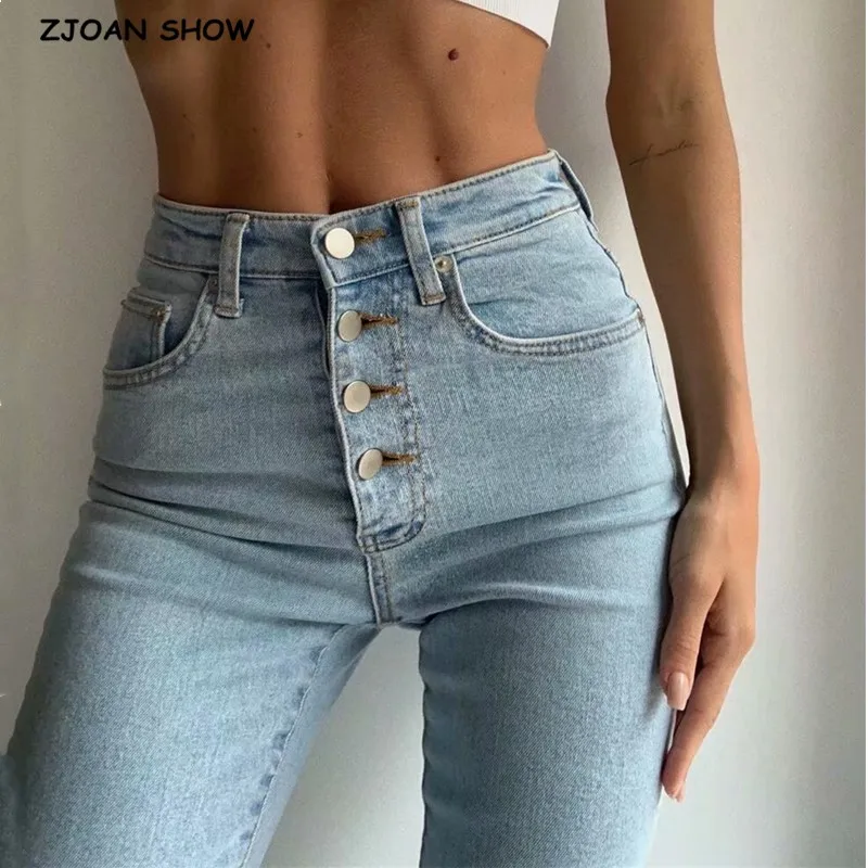 2020 Vintage Skinny Four Buttons High Waist Pencil Jeans Women Slim Fit Stretch Denim Pants Full Length Denim Tight Trousers 
2020 Vintage Skinny Four Buttons High Waist Pencil Jeans Women Slim Fit Stretch Denim Pants Full Length Denim Tight Trousers
