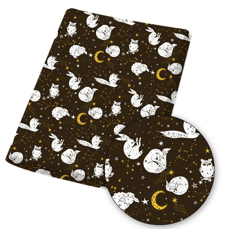 Polyester Cotton Fabric Cartoon Owl Bird Printed Cloth Sheets DIY Mask/Dress/Bag Sewing Materials Designer Crafts 45*145cm 1Pc
Polyester Cotton Fabric Cartoon Owl Bird Printed Cloth Sheets DIY Mask/Dress/Bag Sewing Materials Designer Crafts 45*145cm 1Pc