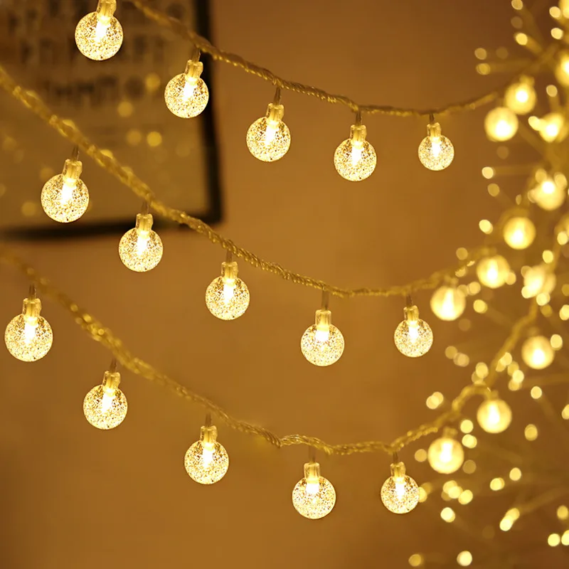 Led String Lights Fairy Gypsophila Bubble Ball Lamp Holiday Lighting Garland Battery USB Indoor For Christmas Wedding Decoration
Led String Lights Fairy Gypsophila Bubble Ball Lamp Holiday Lighting Garland Battery USB Indoor For Christmas Wedding Decoration