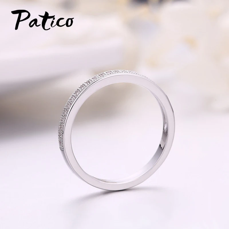 New Simple Design 925 Sterling Silver Wedding Band Rings for Women Engagement Wedding Ring AAAA+ Zirconia Jewelry
New Simple Design 925 Sterling Silver Wedding Band Rings for Women Engagement Wedding Ring AAAA+ Zirconia Jewelry