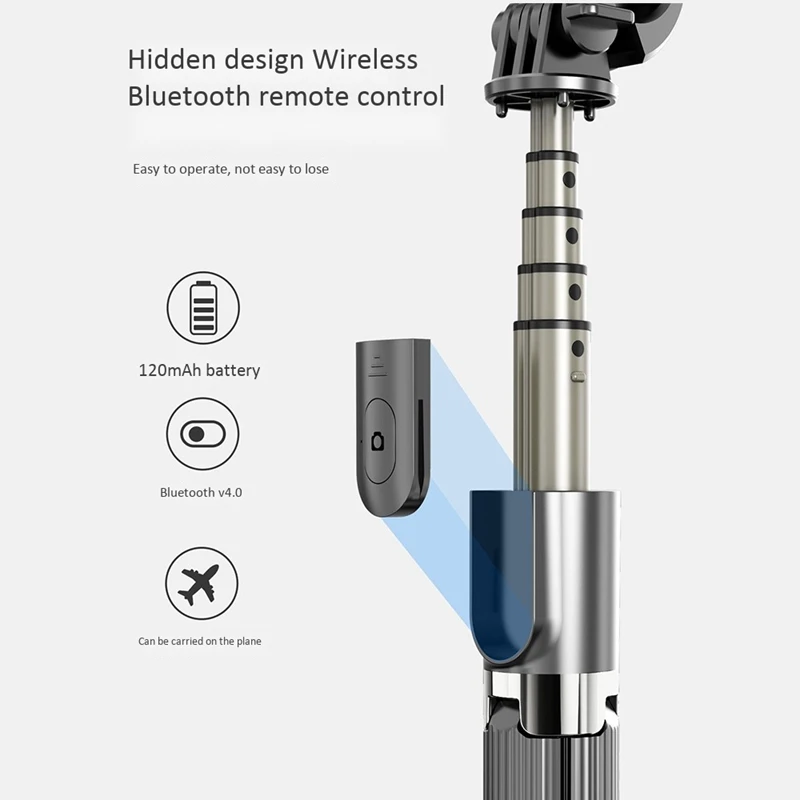 Bluetooth Wireless Selfie Stick Tripod Foldable Monopods Universal for Smartphones Gopro & Sports Action Cameras
Bluetooth Wireless Selfie Stick Tripod Foldable Monopods Universal for Smartphones Gopro & Sports Action Cameras