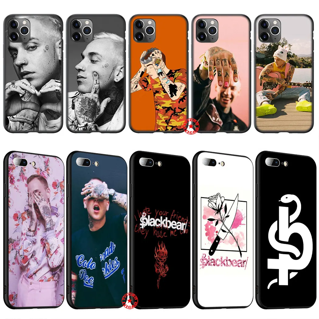Мягкий силиконовый чехол IL5 Blackbear для iPhone 11 Pro XS Max XR X 8 7 6 6S Plus 5 SE чехол|Бамперы| |
