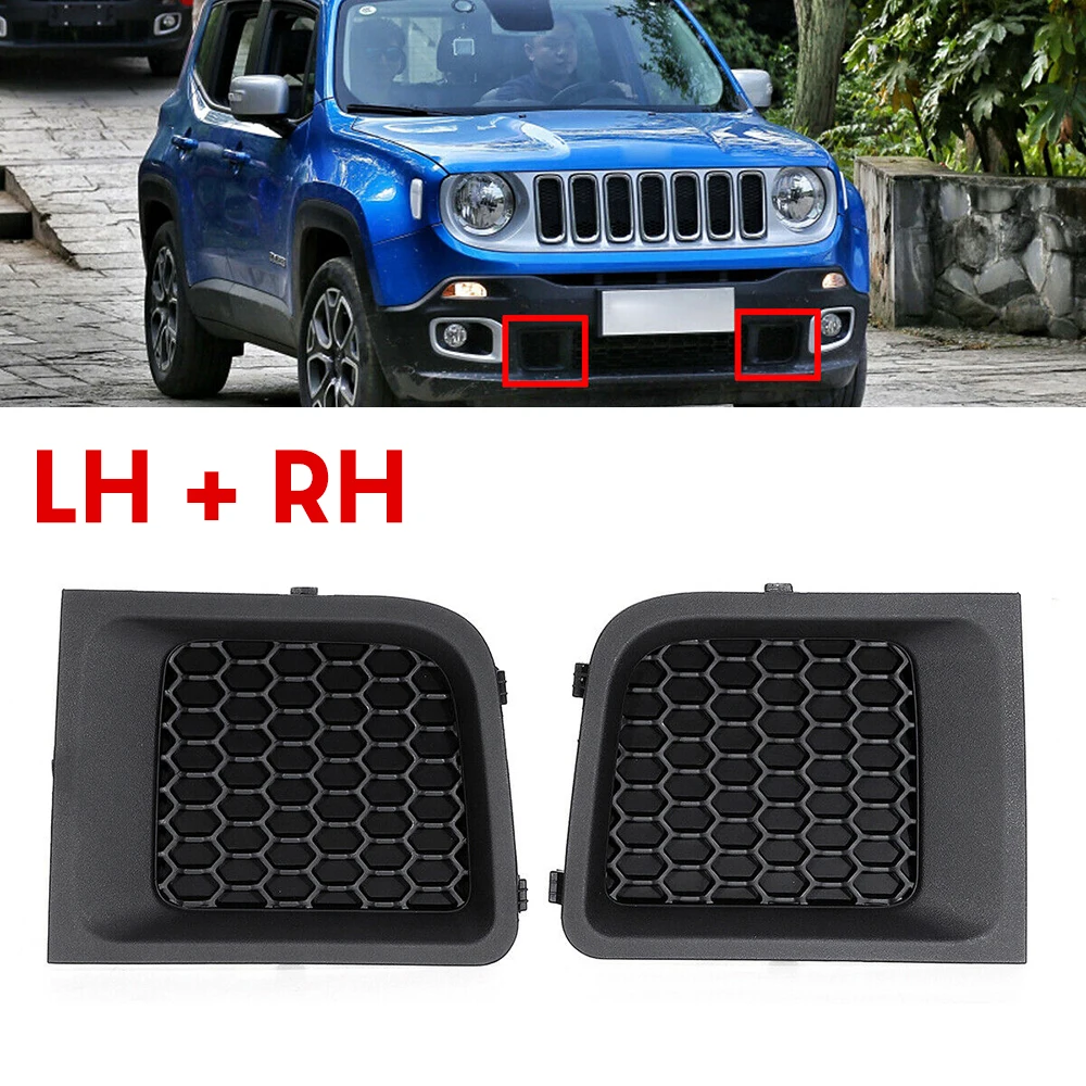 Black Bumper Grille Bezel ABS Accessories Cover For 15-18 Jeep Renegade Front LH + RH
Black Bumper Grille Bezel ABS Accessories Cover For 15-18 Jeep Renegade Front LH + RH