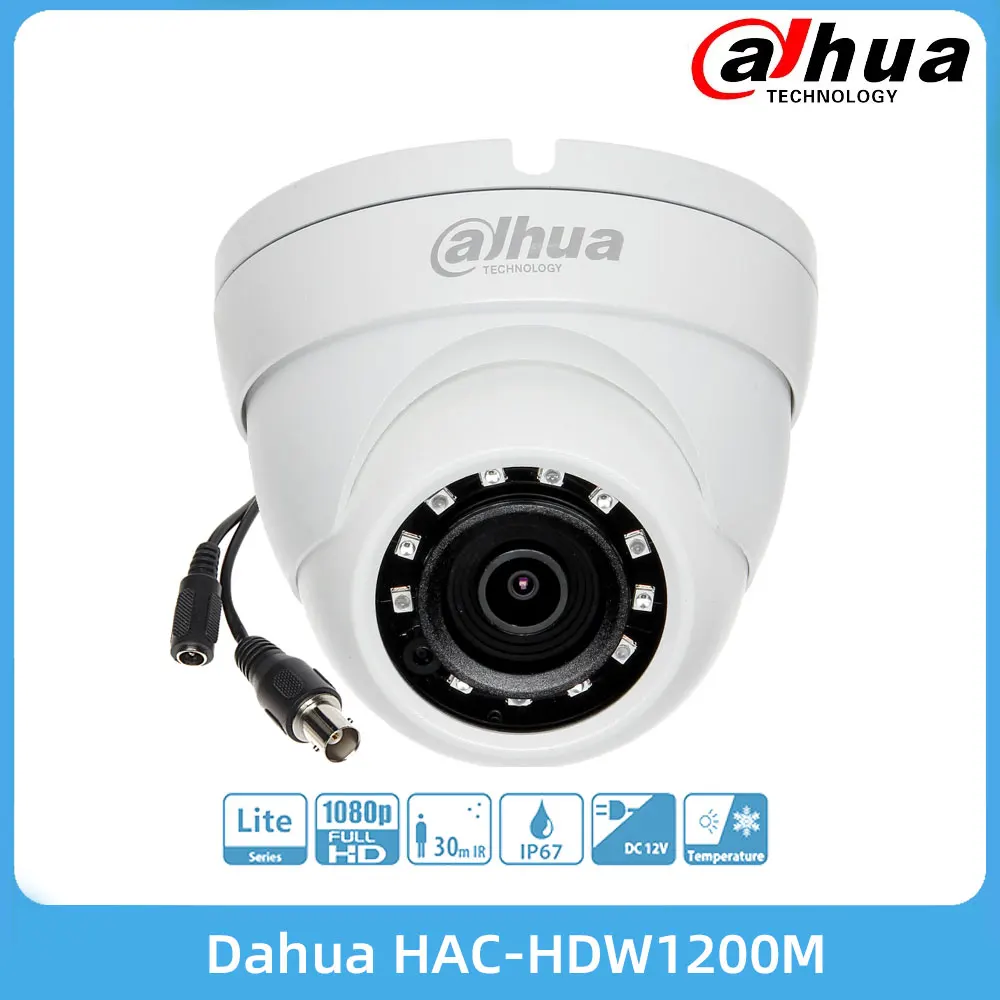Dahua HAC-HDW1200M 2MP HDCVI IR Eyeball Camera 1080P 3.6 2.8mm Fixed Lens Smart IR IP67
Dahua HAC-HDW1200M 2MP HDCVI IR Eyeball Camera 1080P 3.6 2.8mm Fixed Lens Smart IR IP67