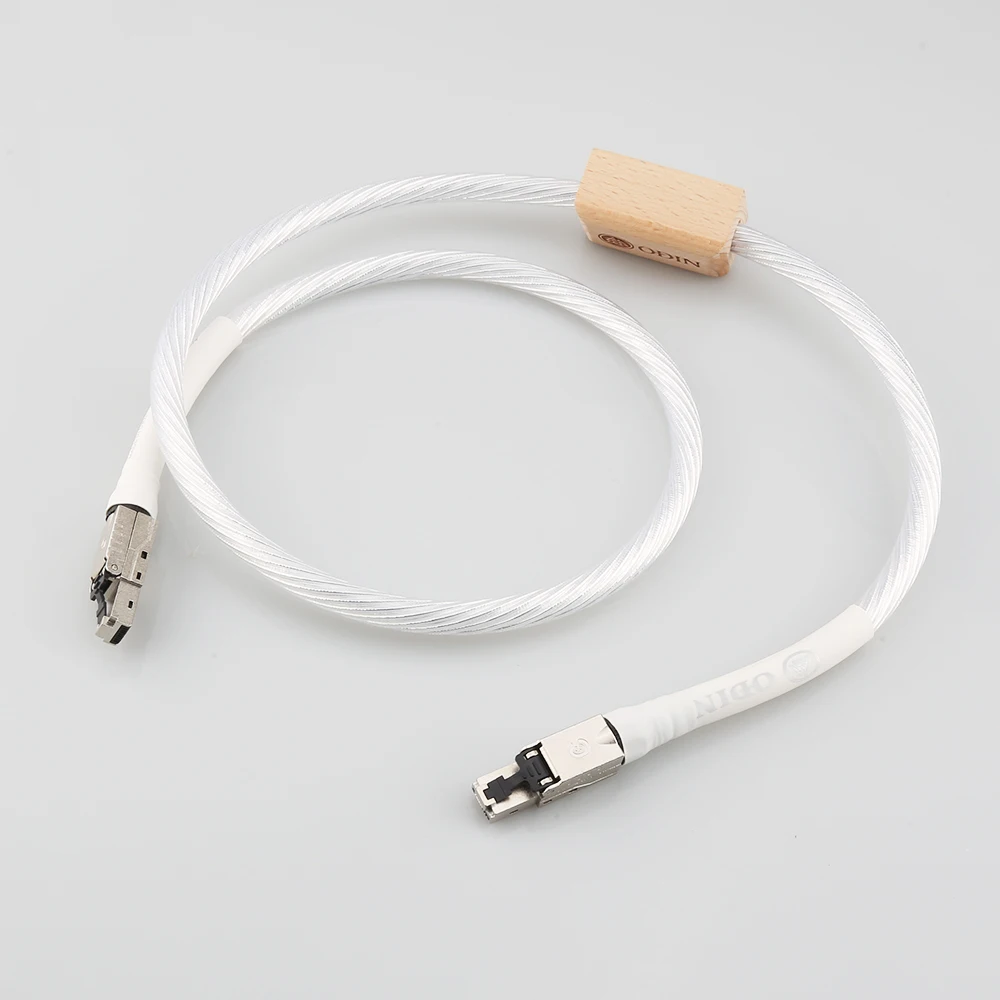 Nordost ODIN Ethernet Cable Cat 8 Speed Lan Cable RJ45 Network Patch Cable with High Purity Silver Plated Conductor Cable
Nordost ODIN Ethernet Cable Cat 8 Speed Lan Cable RJ45 Network Patch Cable with High Purity Silver Plated Conductor Cable