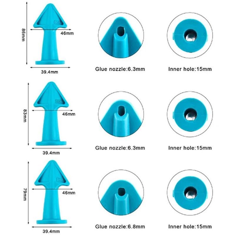 30Pcs Silicone Caulking Tool Kit 3in1 Caulking Tools 14pcs Caulking Finisher Nozzle Plastic Scraper Set for Floor Corner LAD3
30Pcs Silicone Caulking Tool Kit 3in1 Caulking Tools 14pcs Caulking Finisher Nozzle Plastic Scraper Set for Floor Corner LAD3